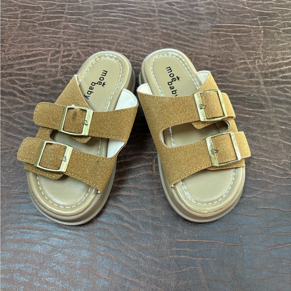 **3/$15** New, Tan Kids Sandals